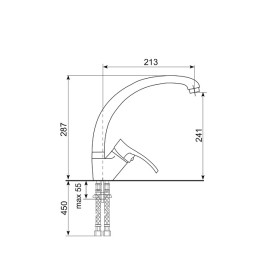 Смеситель WEISSGAUFF WG 00103 Sand