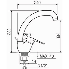 Смеситель РМС SL55-011F