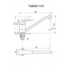 Смеситель TSARSBERG TSB-650-1157