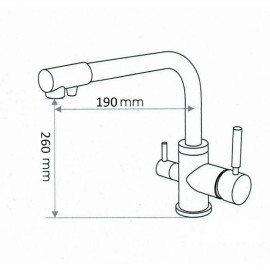 Смеситель EMAR ECB-3003N PVD Coppery