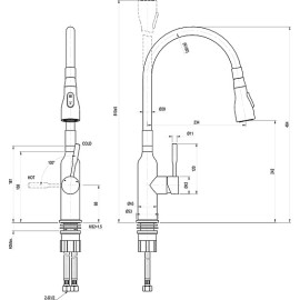 Смеситель LEMARK Expert LM5082S Gray