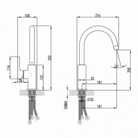 Смеситель LEMARK Comfort LM3073C