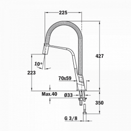 Смеситель Teka IC 939 хром (art.339390200)