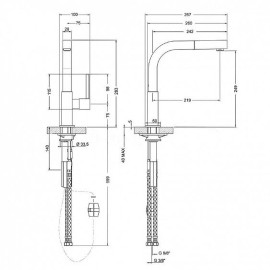 Смеситель SMEG MDQ5-CSP
