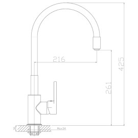 Смеситель ROSSINKA Z35-35U Red