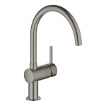 Смеситель GROHE Minta 32917AL0 темный графит матовый