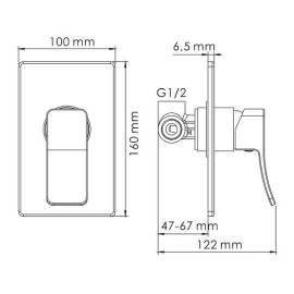 Смеситель WASSERKRAFT Aller 10651 хром
