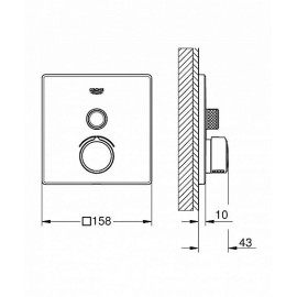 Смеситель GROHE Grohtherm SmartControl 29147000