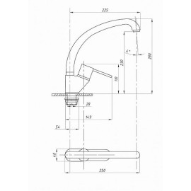 Смеситель ПРОФСАН PSM-335-008 Плюс