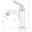 Смеситель BELBAGNO Tiffany TIF-LVM-CRM