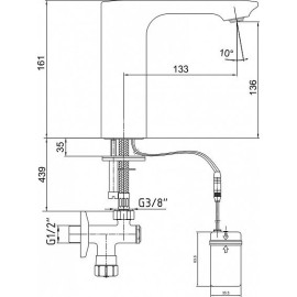 Смеситель E.C.A. Photocell 108108037EX