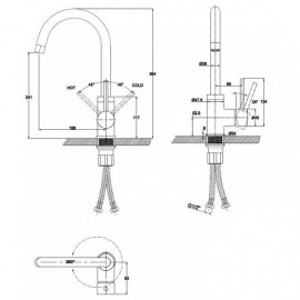Смеситель KAISER Merkur 26633