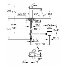 Смеситель GROHE Eurocube 23445000