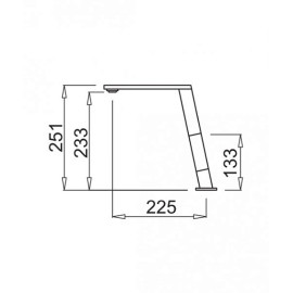 Смеситель ELLECI Blade M79 Aluminium