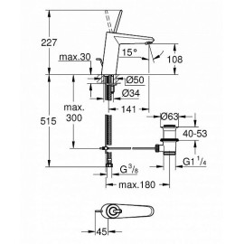 Смеситель GROHE Eurodisc joy 23427000