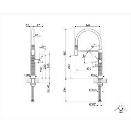 Смеситель SMEG MID6DKX