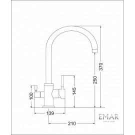 Смеситель EMAR ЕС-3007.4 Берилл