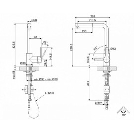 Смеситель SMEG MID1NS