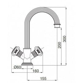 Смеситель CEZARES Olimp LS2 02 M