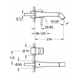 Смеситель GROHE Grandera 19930000