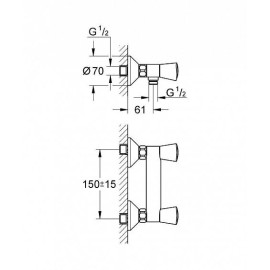 Смеситель GROHE Costa S 26317001