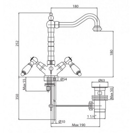 Смеситель CEZARES FIRST-LS2-01-M