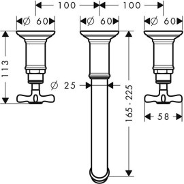 Смеситель AXOR Montreux 16532820