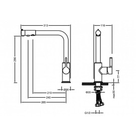 Смеситель Timo Hette 1026/00F chrome