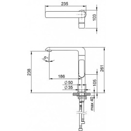 Смеситель RAVAK Flat FL 016.00 X070125