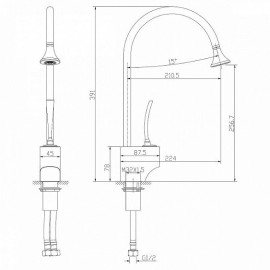 Смеситель LEMARK Soul LM6005C хром