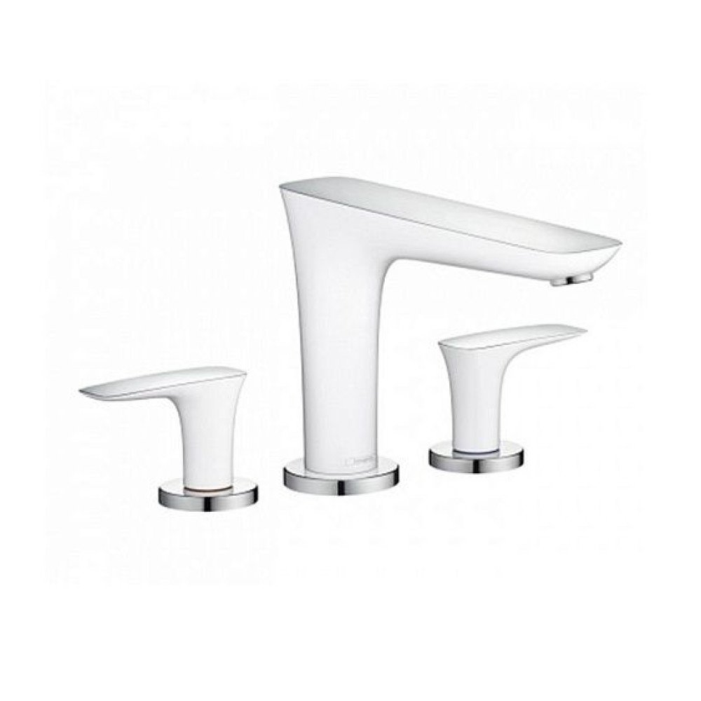 Смеситель HANSGROHE PuraVida 15448400 хром/белый