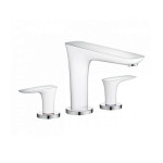 Смеситель HANSGROHE PuraVida 15448400 хром/белый