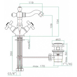 Смеситель FIORE Margot 26ZZ0635