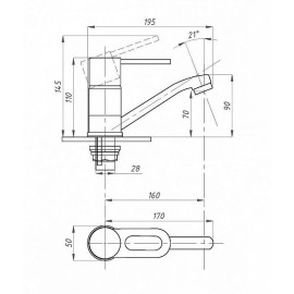 Смеситель ПРОФСАН PSM-215-008 Плюс