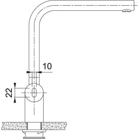 Смеситель FRANKE Atlas Neo Sensor нержавеющая сталь. черный матовый (115.0625.525)