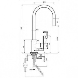 Смеситель SMEG mid2cr