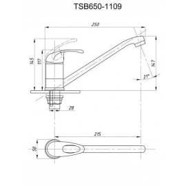 Смеситель TSARSBERG TSB-650-1109
