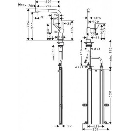 Смеситель HANSGROHE Talis M54 72809000 хром
