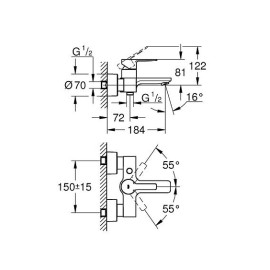 Смеситель GROHE Lineare 33849001
