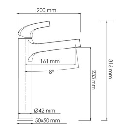Смеситель WASSERKRAFT Sauer 7103H
