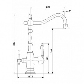 Смеситель MILACIO MC.514.SN