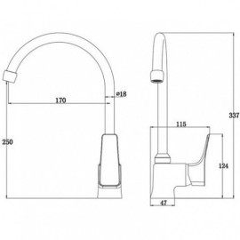 Смеситель KAISER Clever 76044