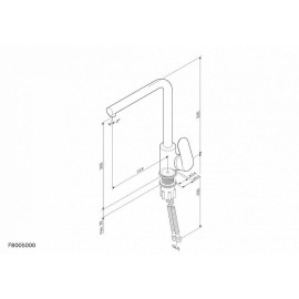 Смеситель AM.PM Like F8005000