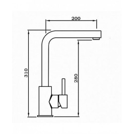 Смеситель Seaman Eco Glasgow SSN-3028 Stylus