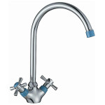 Смеситель DECOROOM DR51028 синий/хром