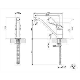 Смеситель SMEG MF11AV3