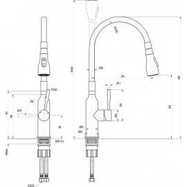 Смеситель LEMARK Expert LM5082S Blue