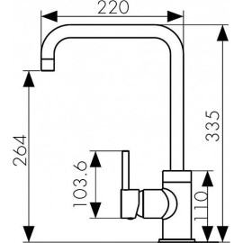 Смеситель KAISER Merkur 26844-5