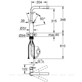 Смеситель GROHE Accent 30432000
