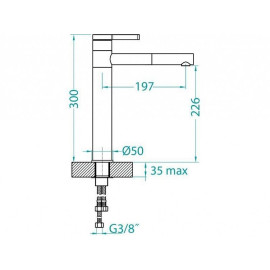 Смеситель ALVEUS Zina CHR G11 1129058